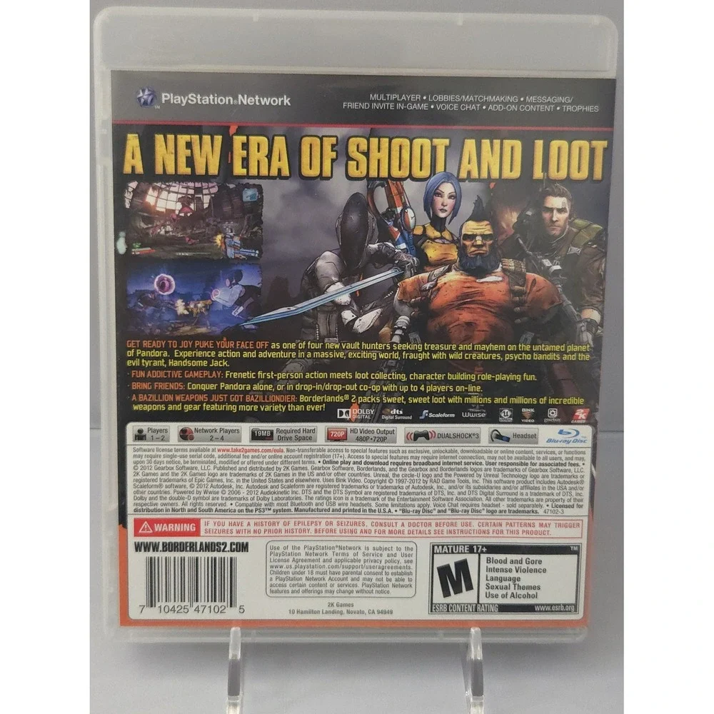Borderlands 2 (PS3) - Tested - CIB Complete